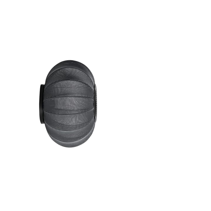 Knit-Wit 45 Oval wand- en plafondlamp, Black Made By Hand