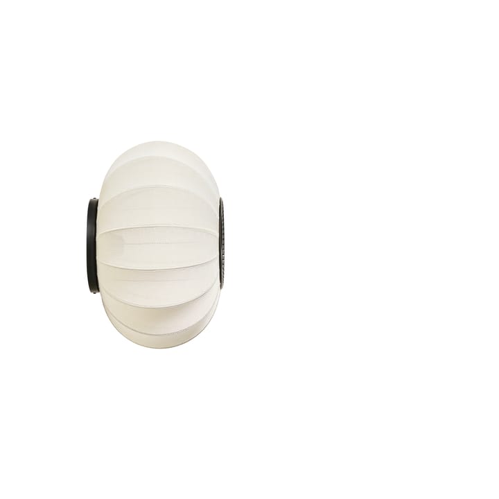 Knit-Wit 45 Oval wand- en plafondlamp, Pearl white Made By Hand