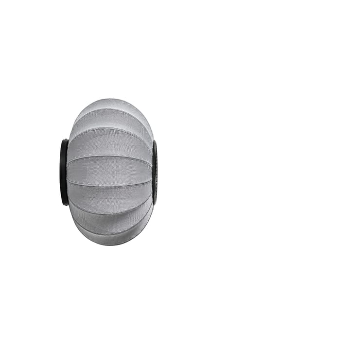 Knit-Wit 45 Oval wand- en plafondlamp, Silver Made By Hand