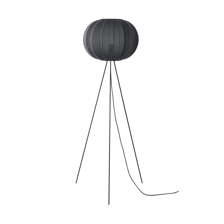 Knit-Wit 45 Round High vloerlamp - Black - Made By Hand
