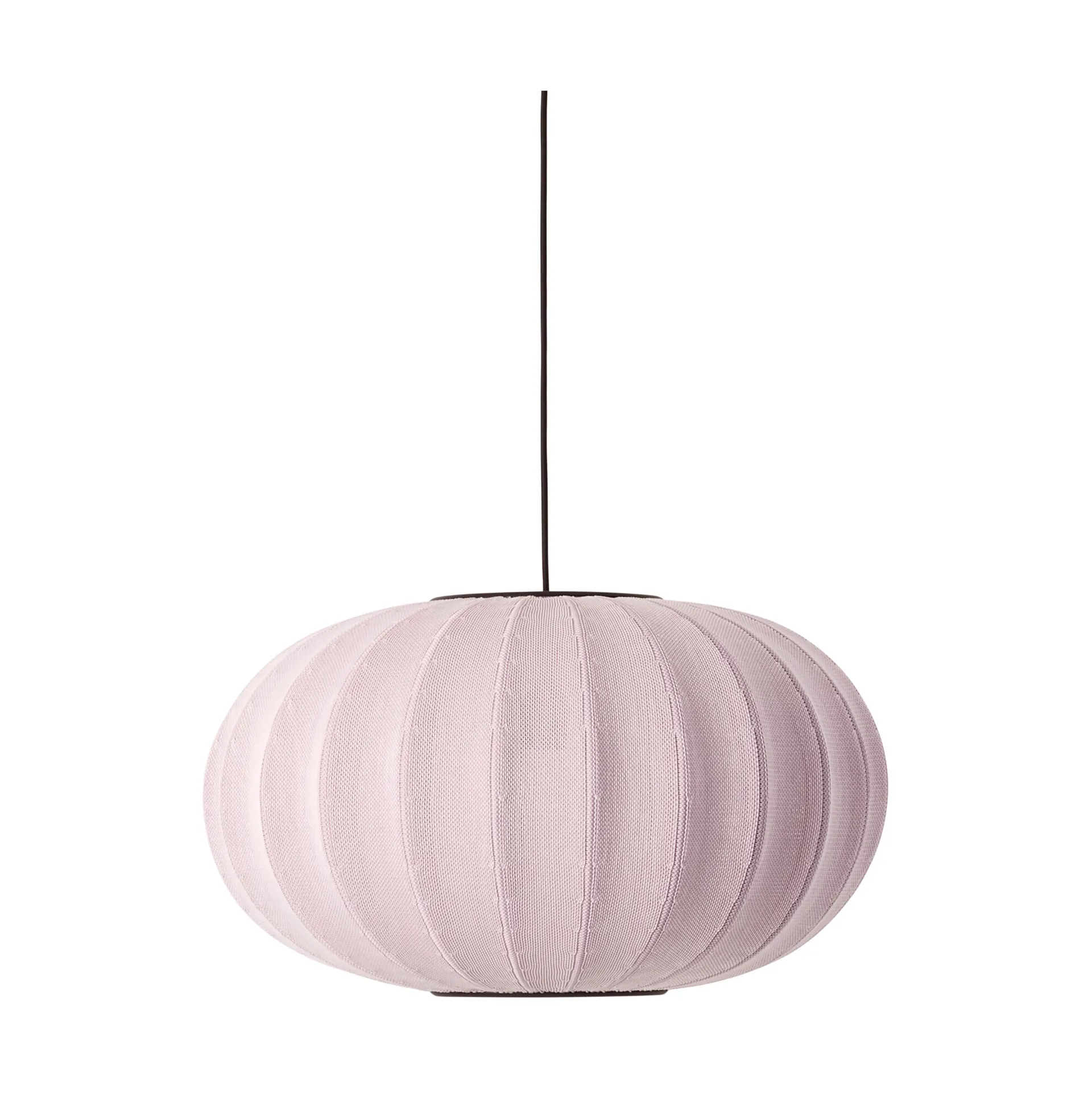 Knit-Wit 57 Oval hanglamp, Light pink Made By Hand