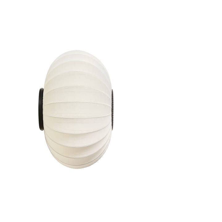 Knit-Wit 57 Oval wand- en plafondlamp, Pearl white Made By Hand