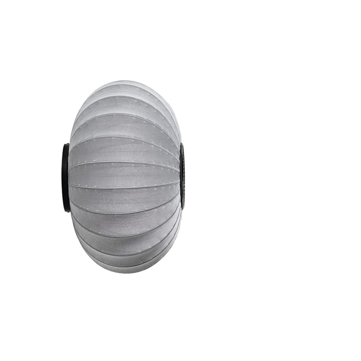 Knit-Wit 57 Oval wand- en plafondlamp, Silver Made By Hand