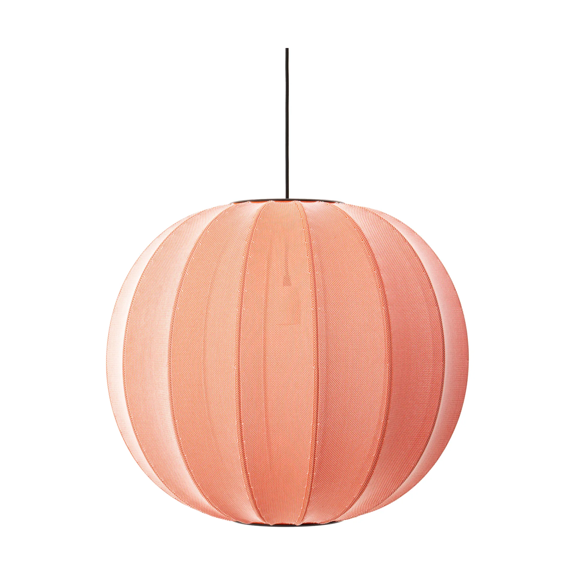 Knit-Wit 60 Round hanglamp, Coral Made By Hand