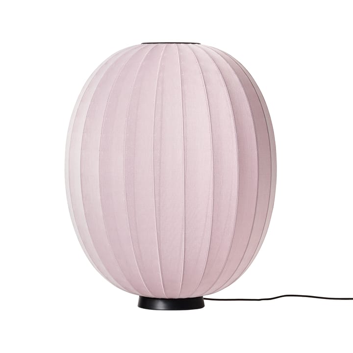Knit-Wit 65 High Oval Level vloerlamp - Light pink - Made By Hand