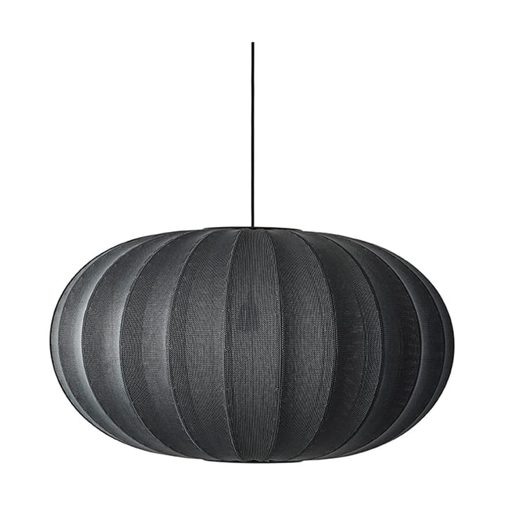 Knit-Wit 76 Oval hanglamp - Black - Made By Hand