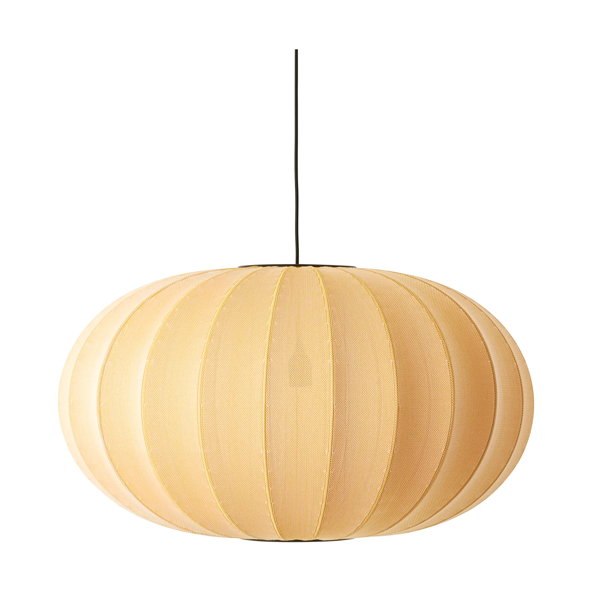 Knit-Wit 76 Oval hanglamp, Sunrise Made By Hand