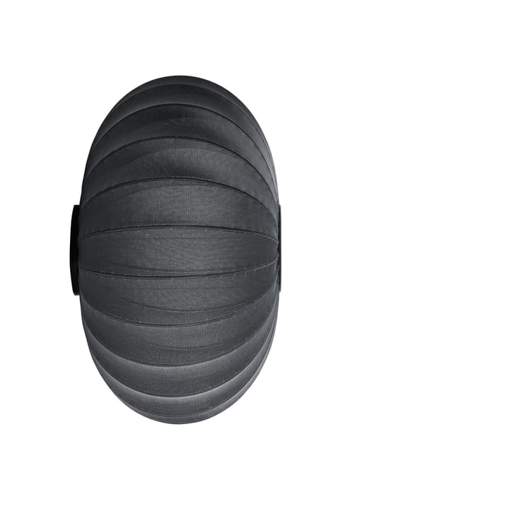 Knit-Wit 76 Oval wand- en plafondlamp, Black Made By Hand