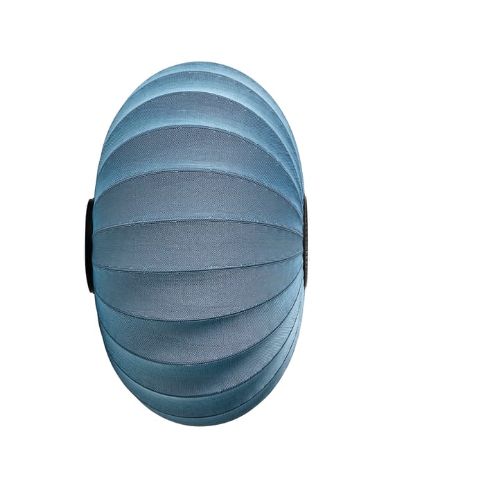 Knit-Wit 76 Oval wand- en plafondlamp, Blue stone Made By Hand