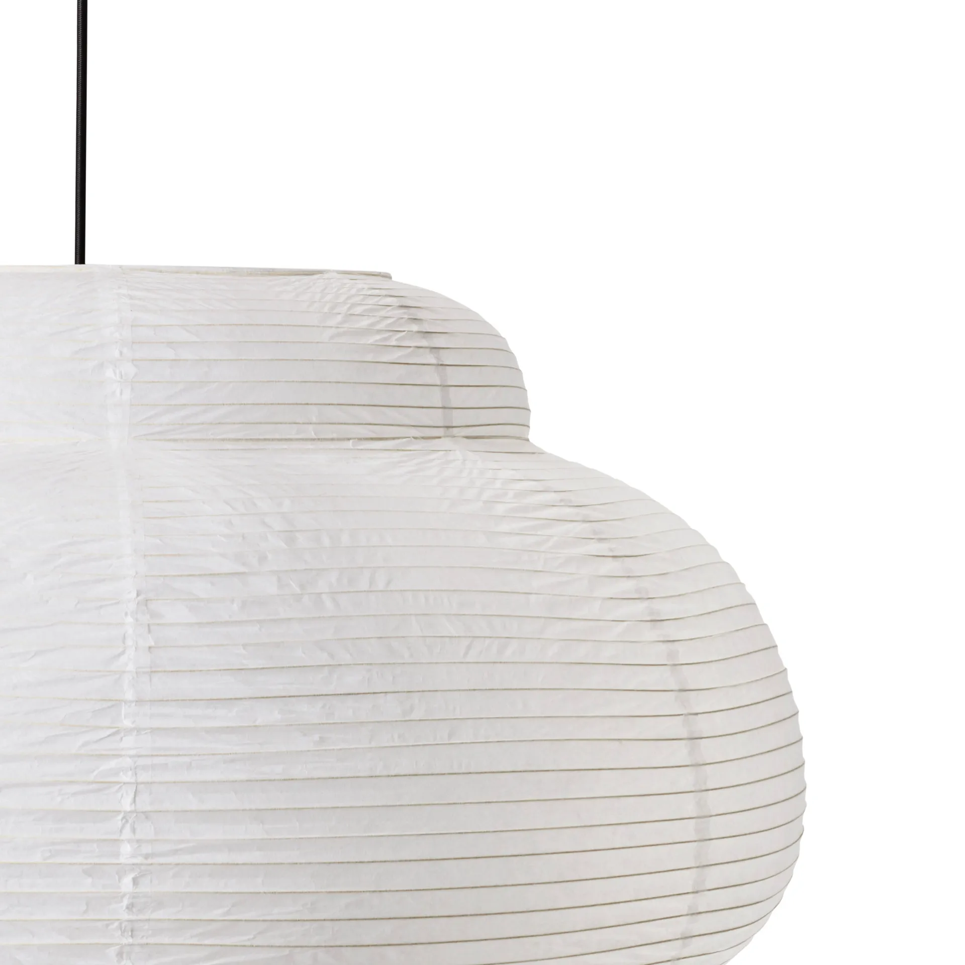 Papier Single hanglamp Ø80 cm, White Made By Hand