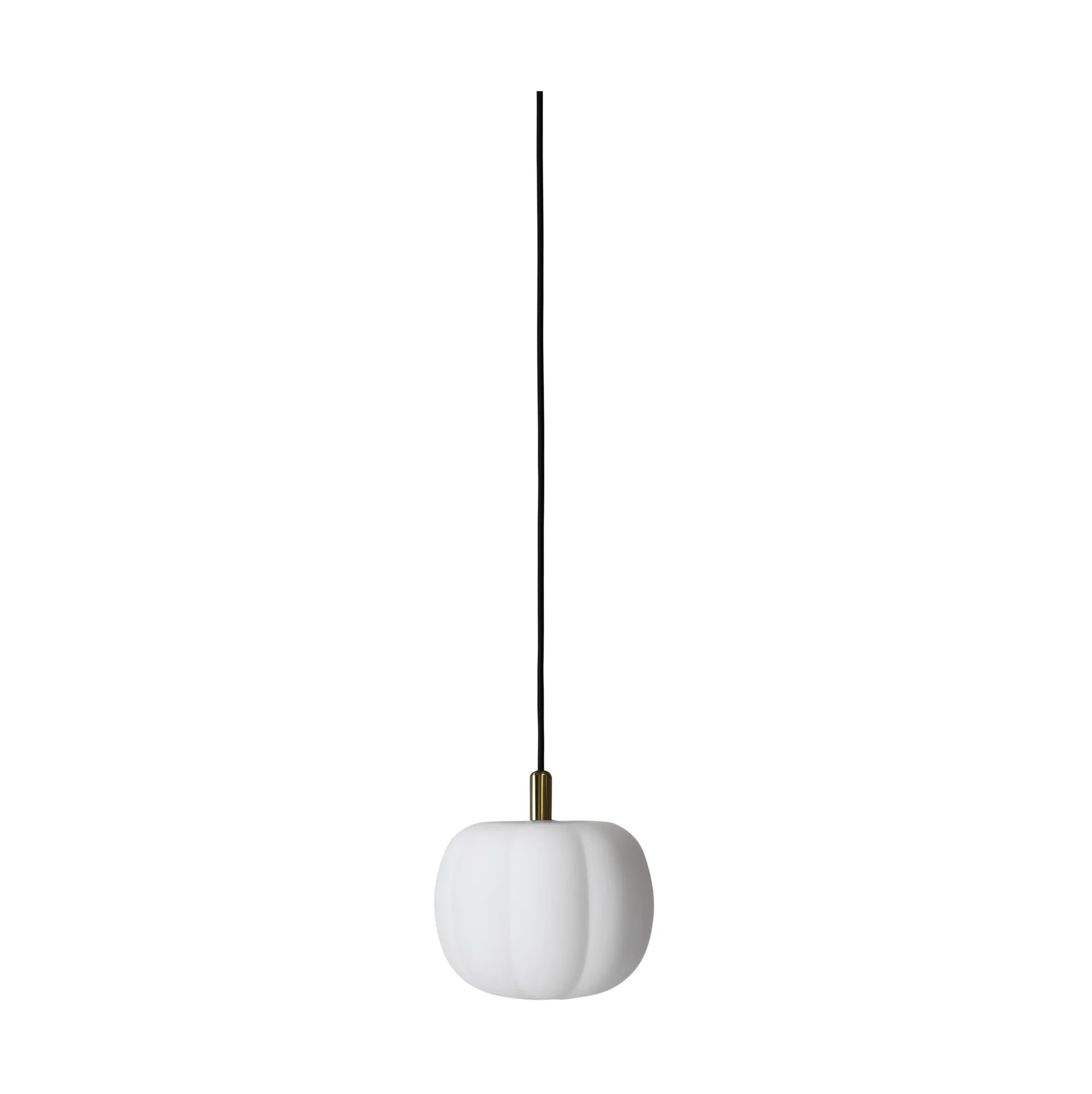 PePo Small hanglamp Ø20 cm, Opal-brass top Made By Hand