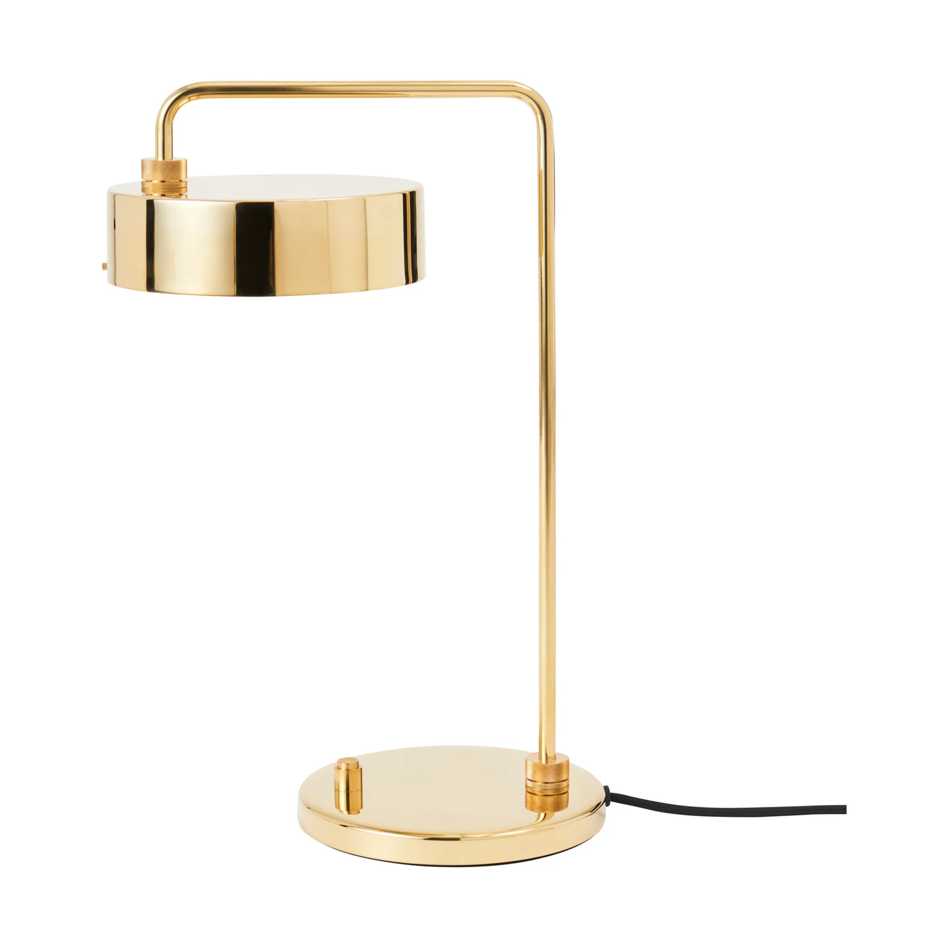 Petite Machine tafellamp, Polished brass Made By Hand
