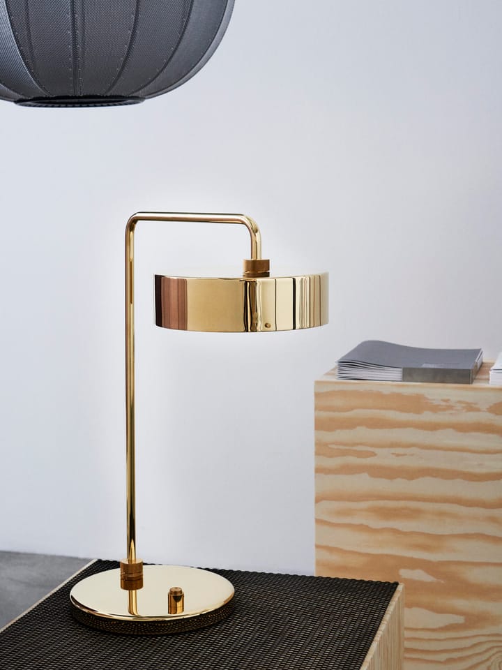 Petite Machine tafellamp - Polished brass - Made By Hand