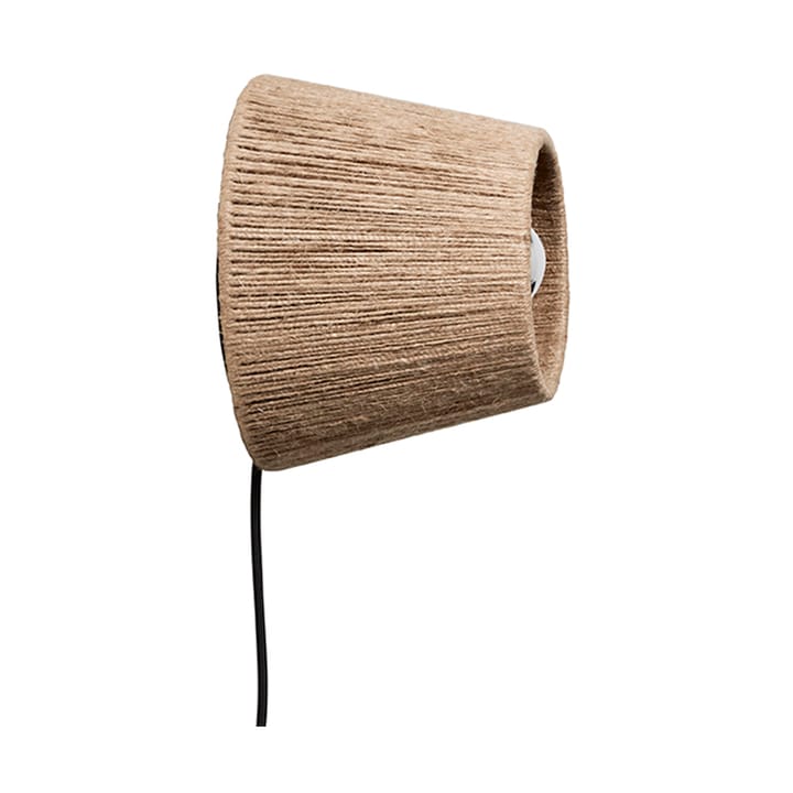 Ro Closed wandlamp - Jute - Made By Hand