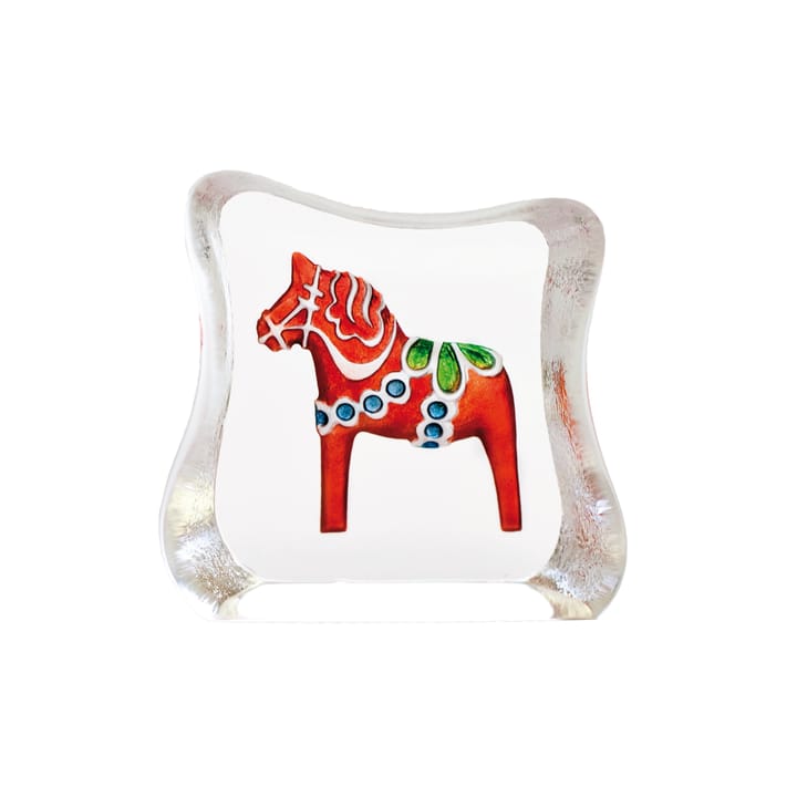 Dalapaard sculptuur, mini rood Målerås Glasbruk