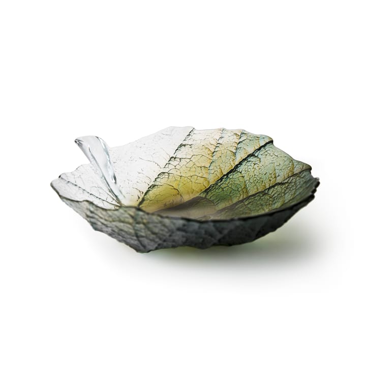 Folia schaal groot - Bosgroen - Målerås glasbruk