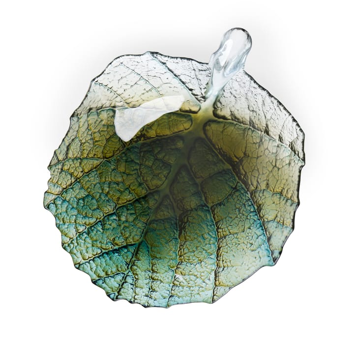 Folia schaal groot - Bosgroen - Målerås Glasbruk