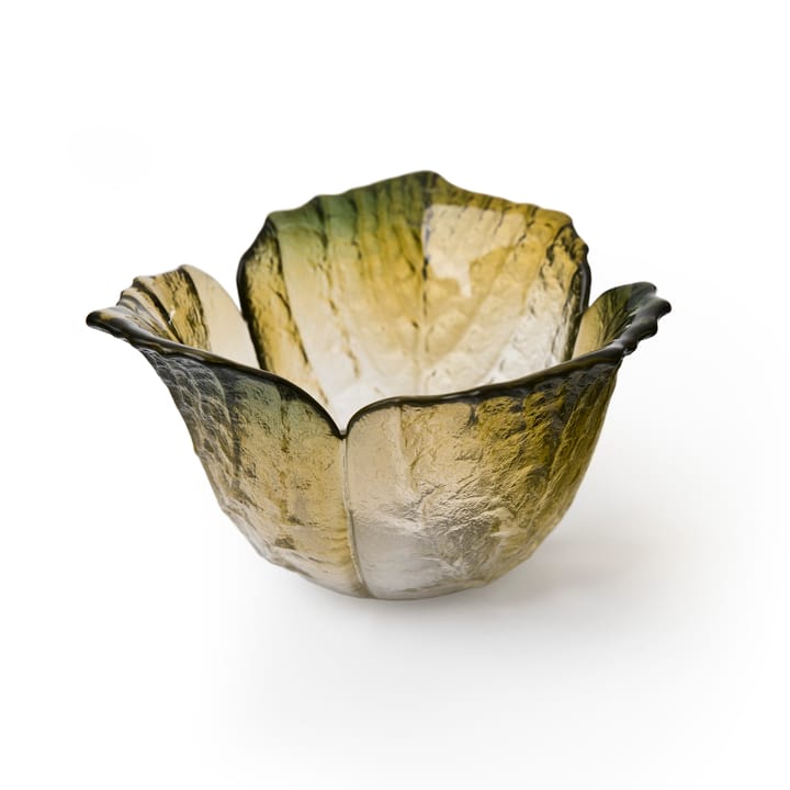 Folia theelichtschaaltje - Bosgroen - Målerås glasbruk