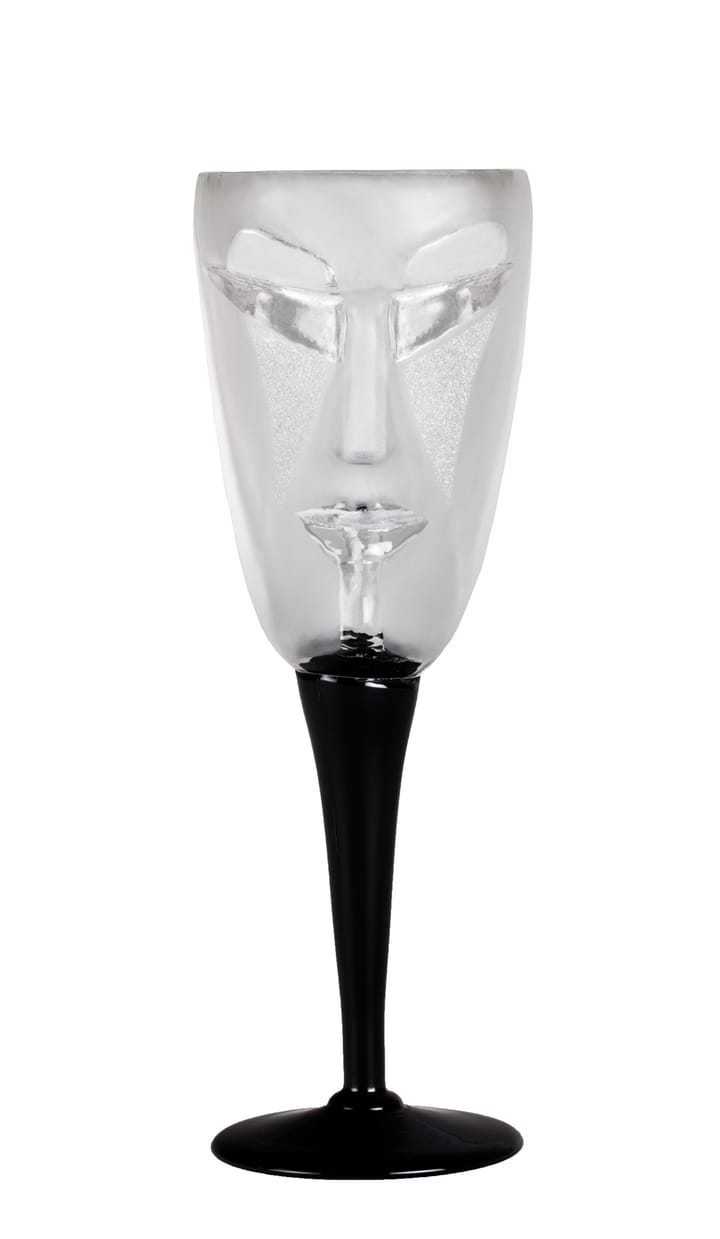 Kubik wijnglas - helder - Målerås glasbruk