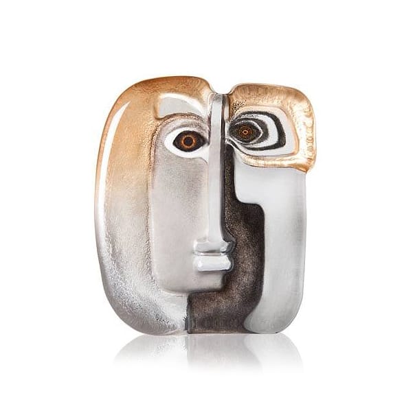Masq Ideo glazen sculptuur - Goud - Målerås glasbruk