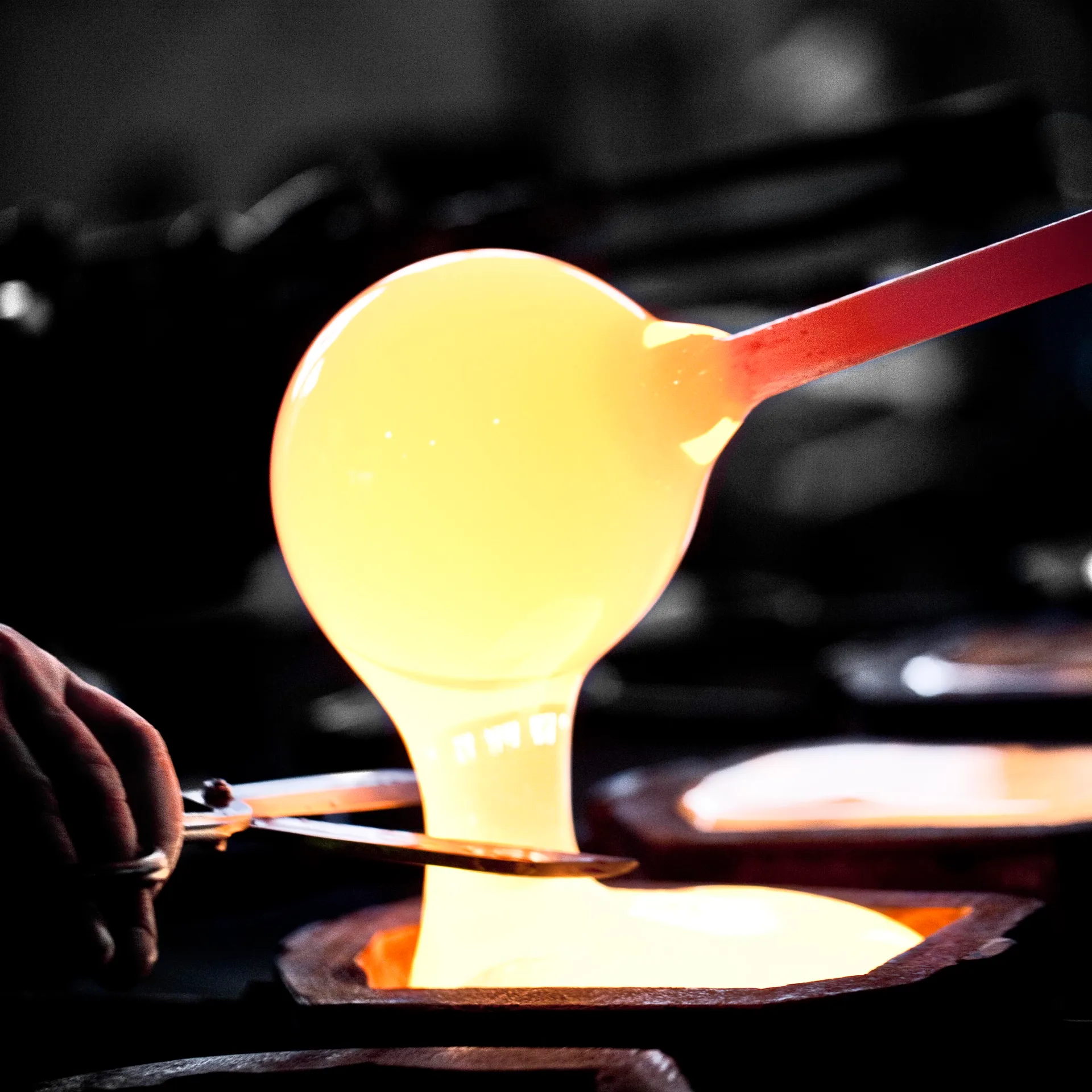 Safari glazen sculptuur uil, Klein Målerås Glasbruk