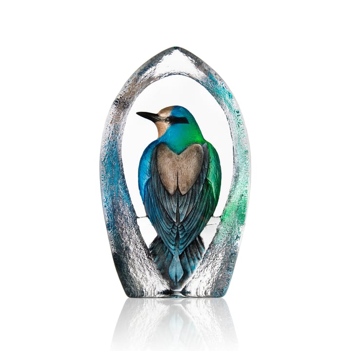 Wildlife Colorina glazen sculptuur Ltd Ed 27 cm - Blauw - Målerås Glasbruk