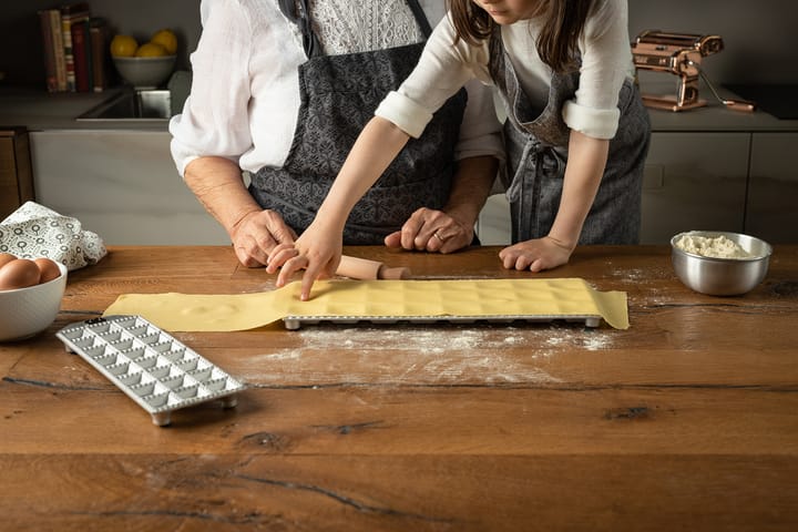 Marcato ravioliplaat incl. deegroller vierkante ravioli, 24 st. Marcato