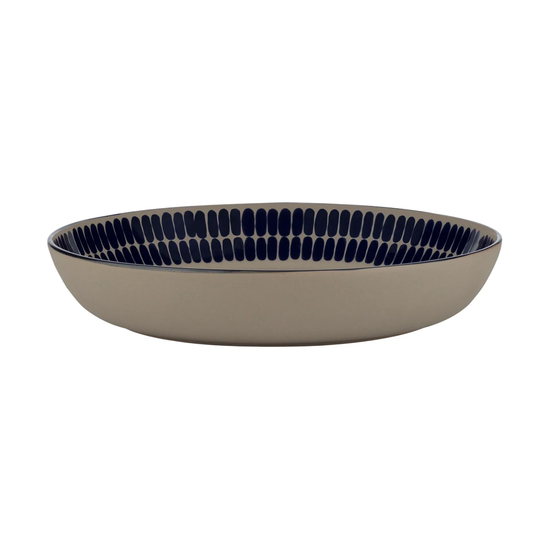 Alku bord Ø20,5 cm, Terra-dark blue Marimekko