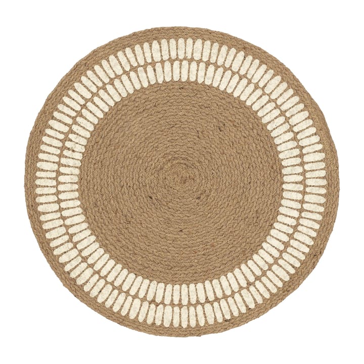 Alku placemat jute Ø38 cm - Off white - Marimekko