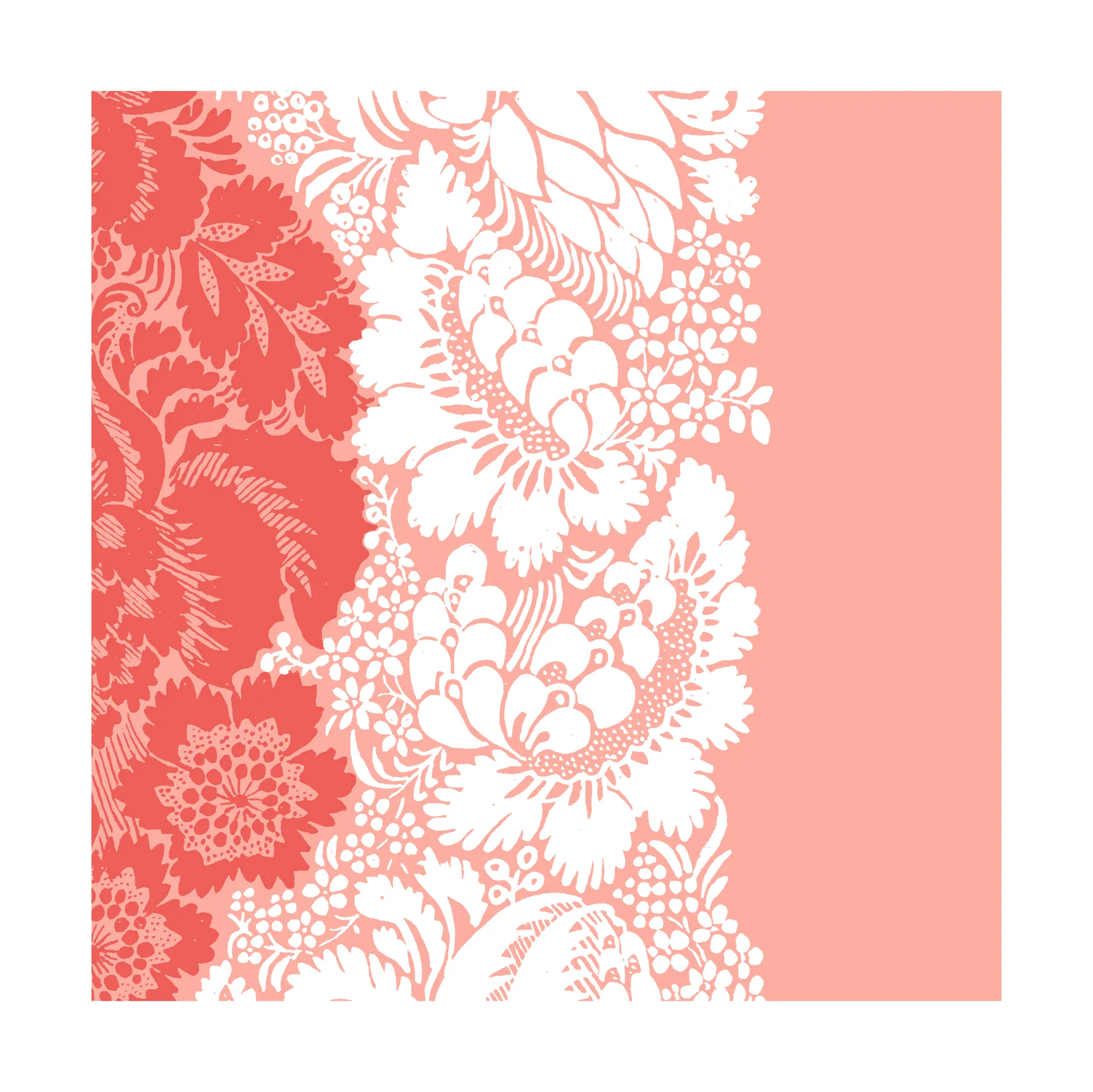 Ananas servet 33x33 cm 20-pack, Raspberry Marimekko