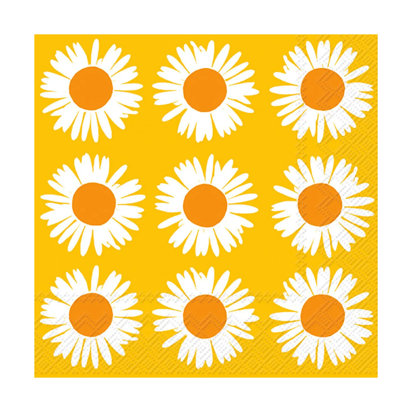 Auringonkukka servet 33x33 cm 20-pack, Orange-yellow Marimekko