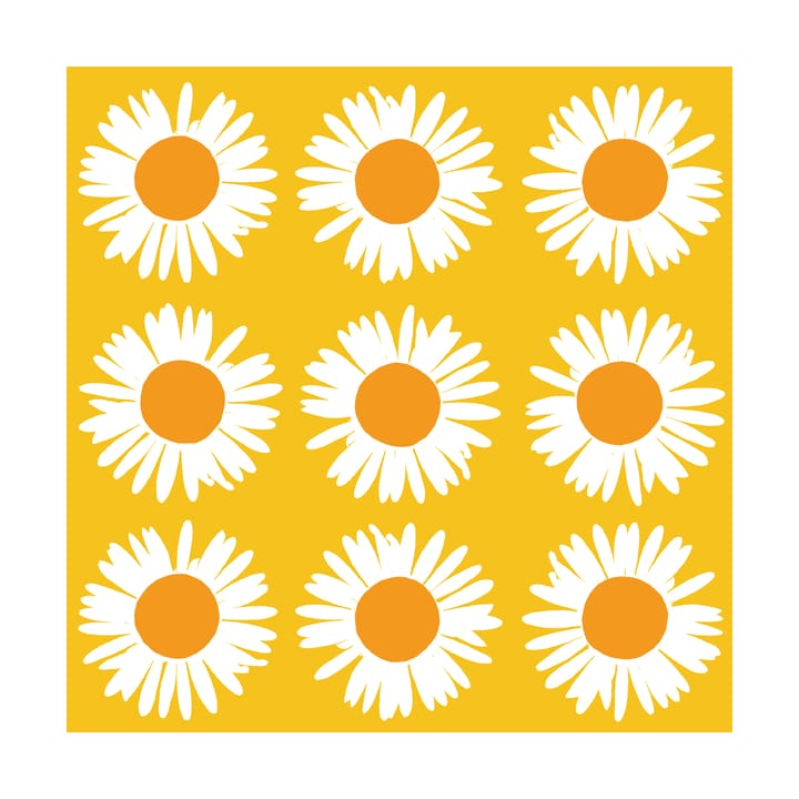 Auringonkukka servet 33x33 cm 20-pack - Yellow - Marimekko