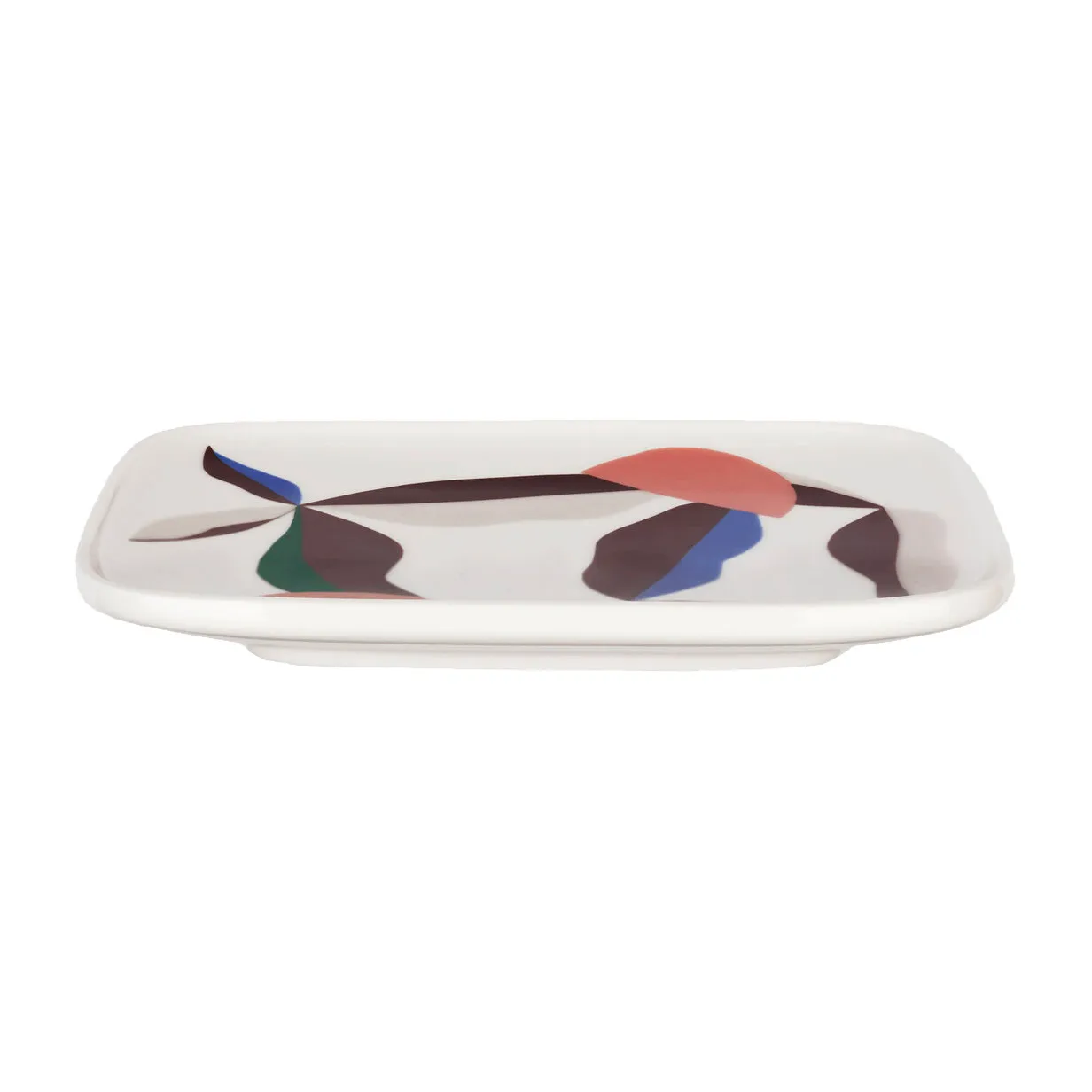 Berry bord 15x12 cm, White-blue-powder-darkwine Marimekko