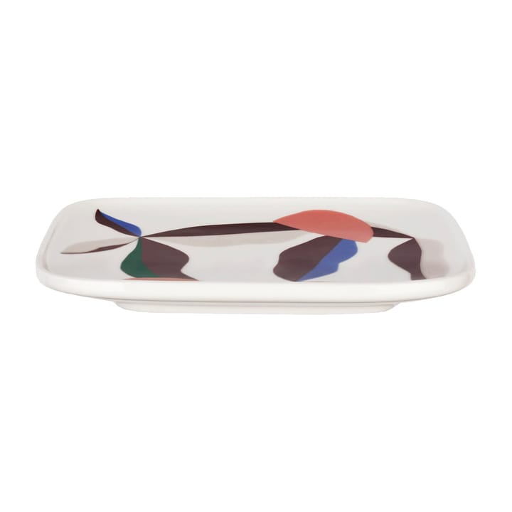 Berry bord 15x12 cm, White-blue-powder-darkwine Marimekko