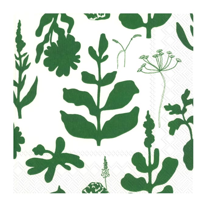 Elokuun Varjot servet 33x33 cm 20-pack - Groen - Marimekko