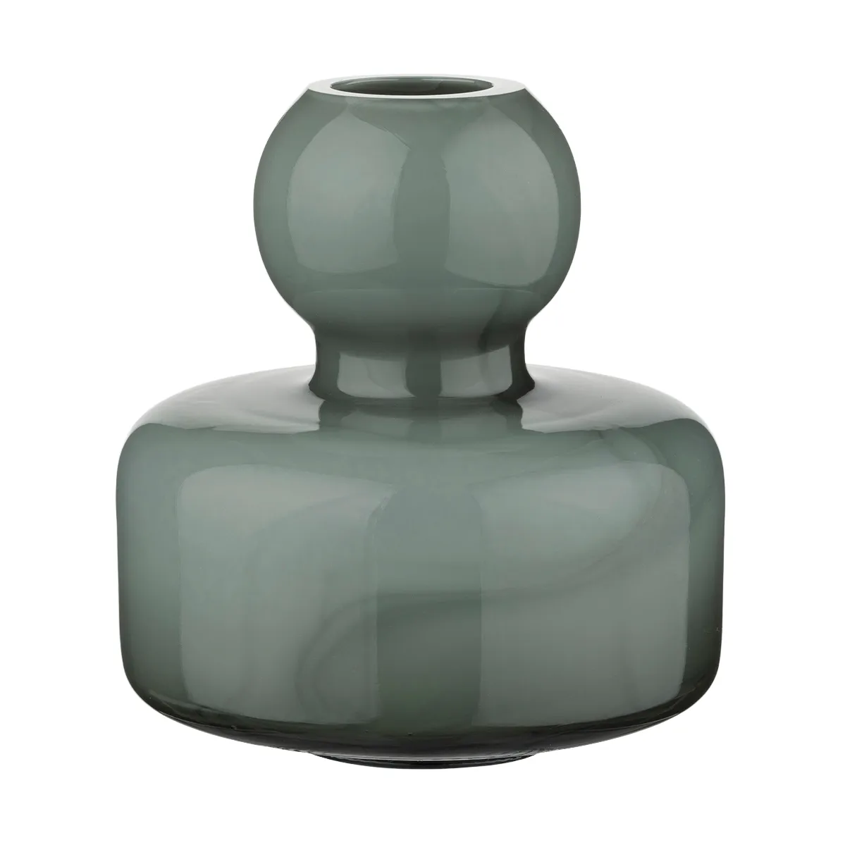 Flower vaas Ø10 cm, Charcoal Marimekko