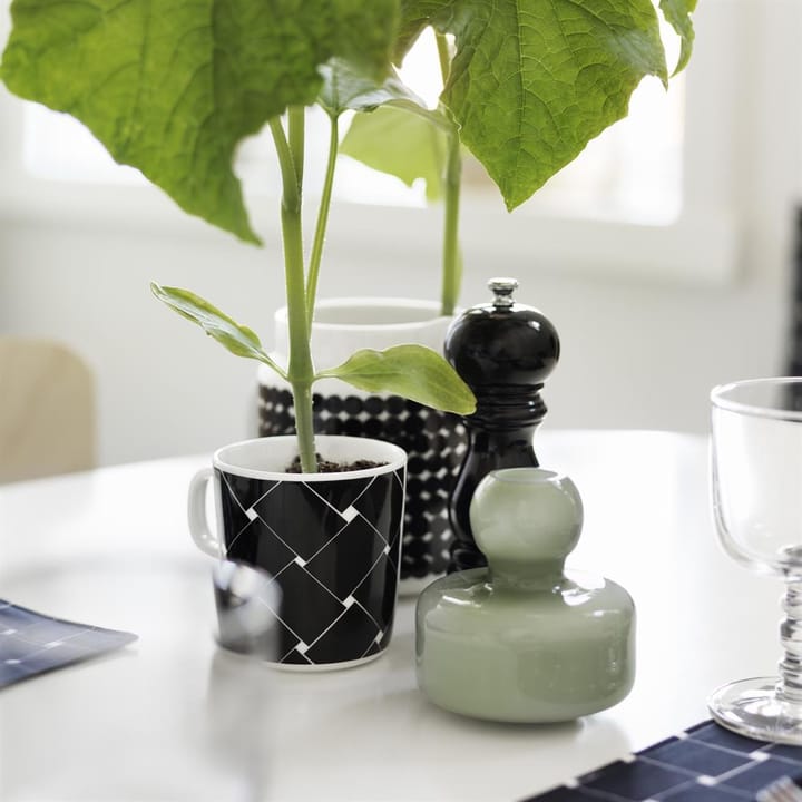 Flower vaas Ø10 cm, olive green Marimekko