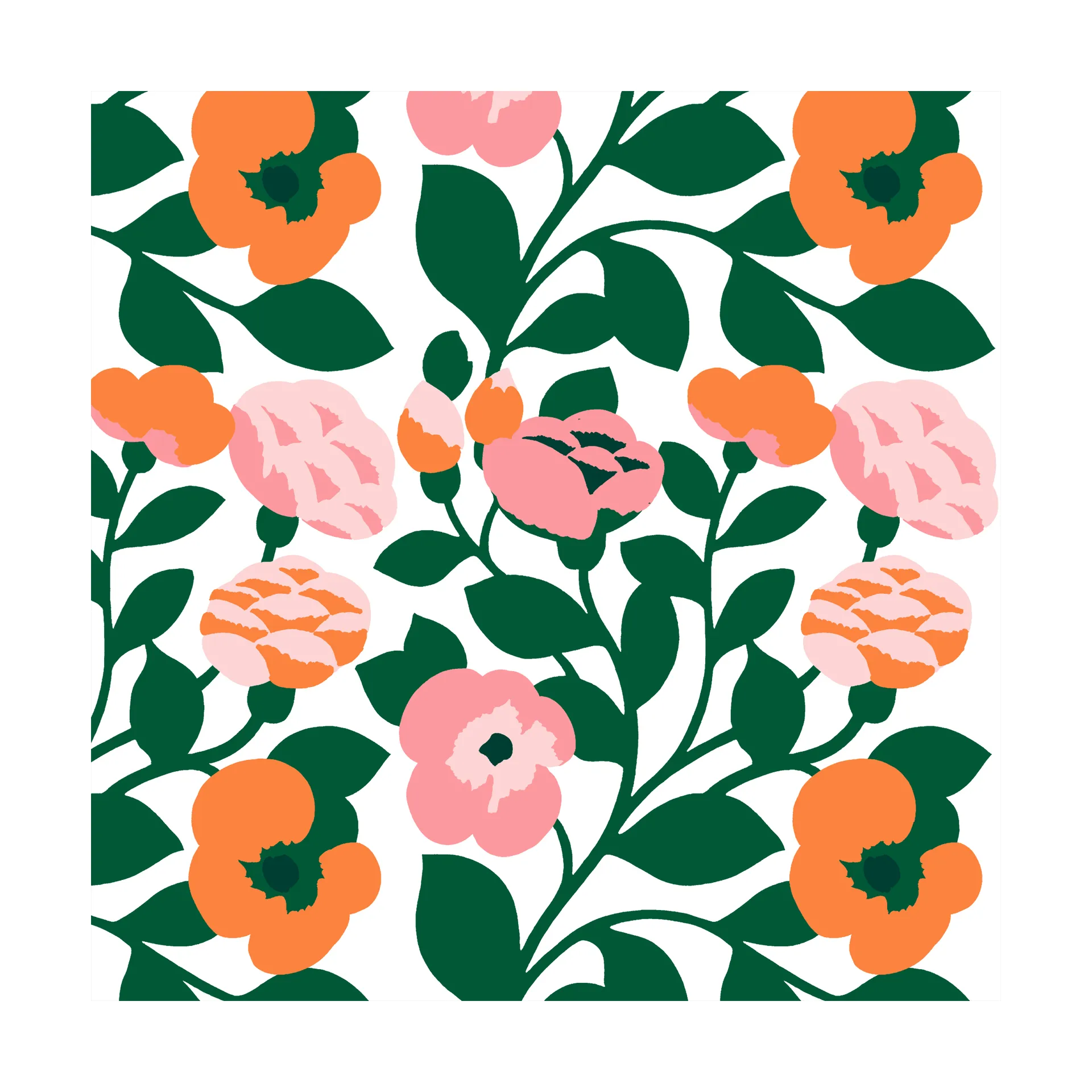 Green green servet 33x33 cm 20-pack, Dark Green Marimekko
