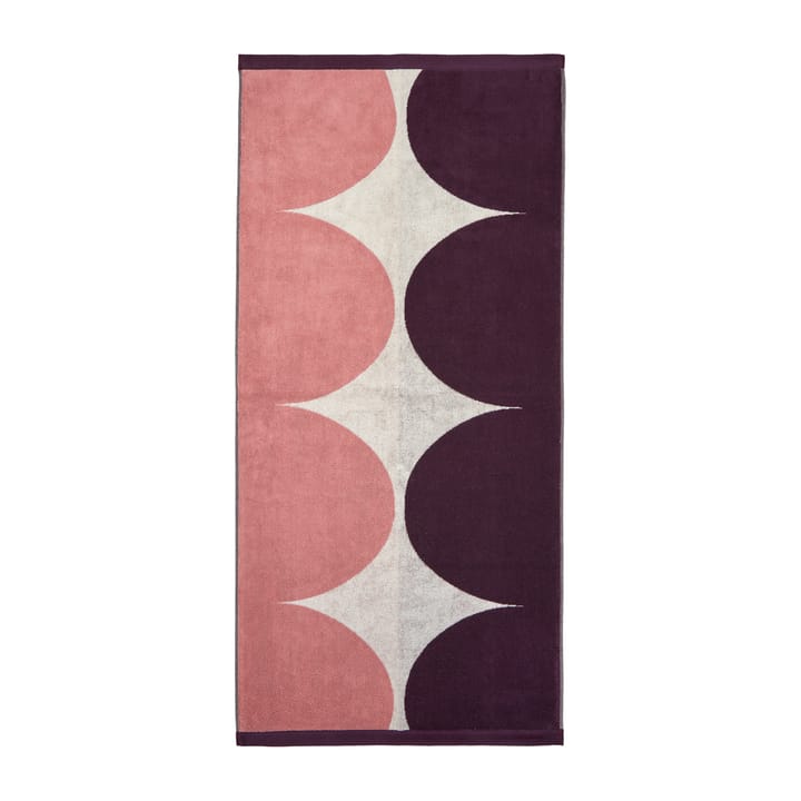 Härkä badhanddoek 150x70 cm - wit-roze-rood - Marimekko