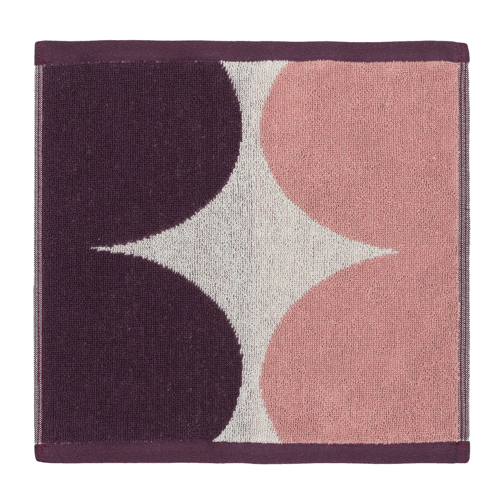 Härkä handdoek mini 30x30 cm, wit-roze-rood Marimekko