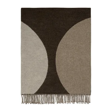 Härkä plaid 170x130 cm - zwart-bruin-beige - Marimekko