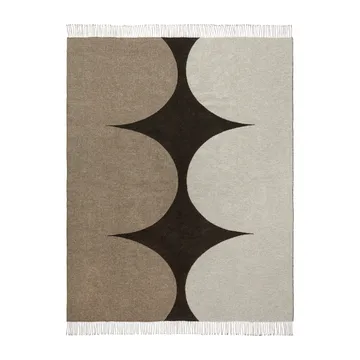Härkä plaid 170x130 cm - zwart-bruin-beige - Marimekko