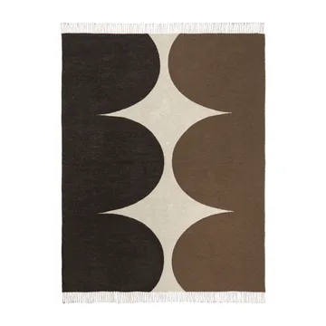 Härkä plaid 170x130 cm - zwart-bruin-beige - Marimekko