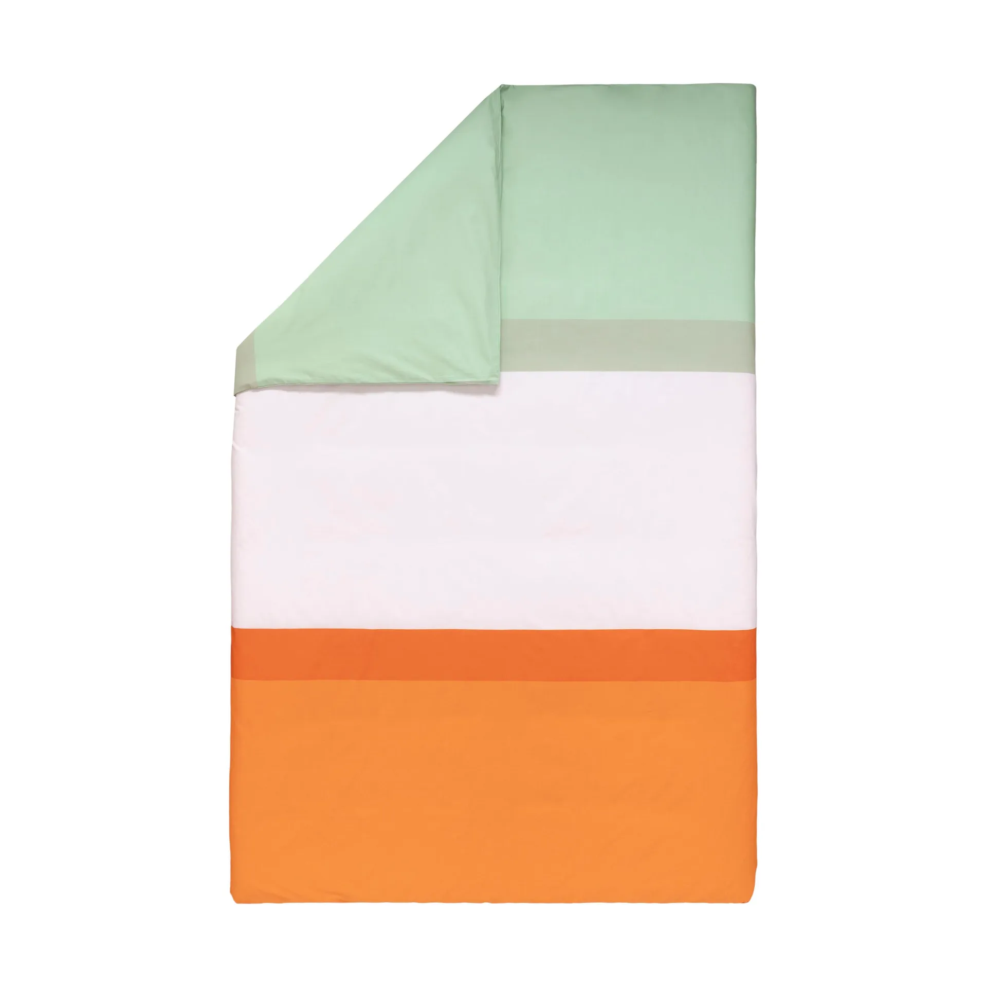 Hennika dekbedovertrekset 150x210 cm + 50x60 cm, Orange-light pink-sage Marimekko