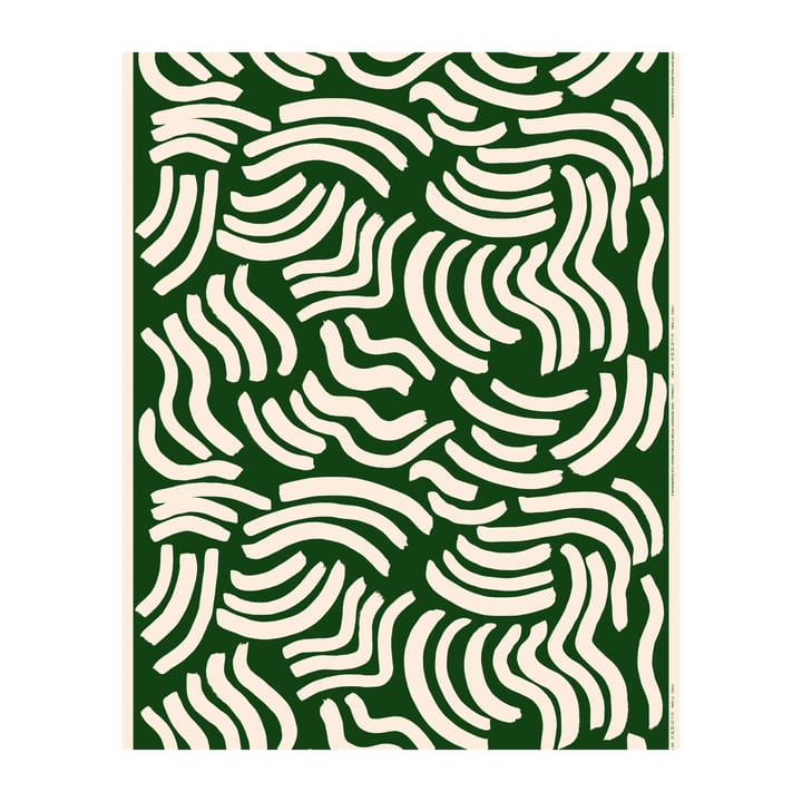 Hyräily katoenen stof - Green-cotton - Marimekko