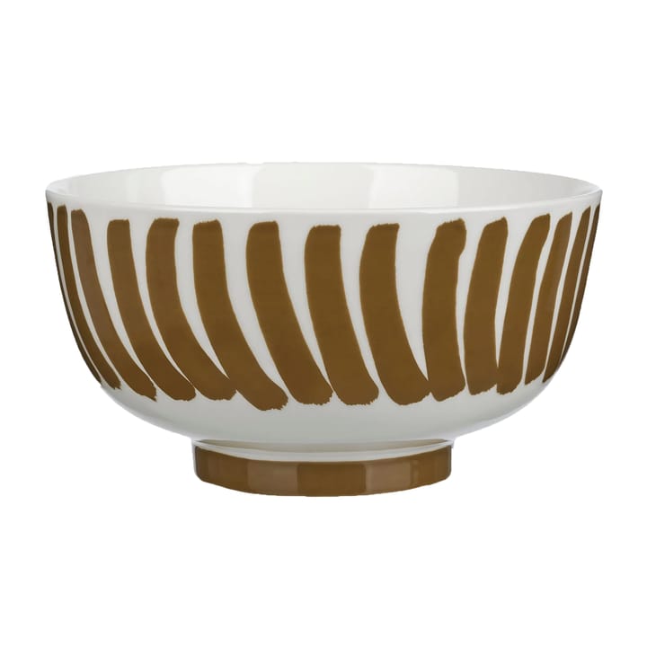 Hyräily kom 3 l, Wit-bruin Marimekko