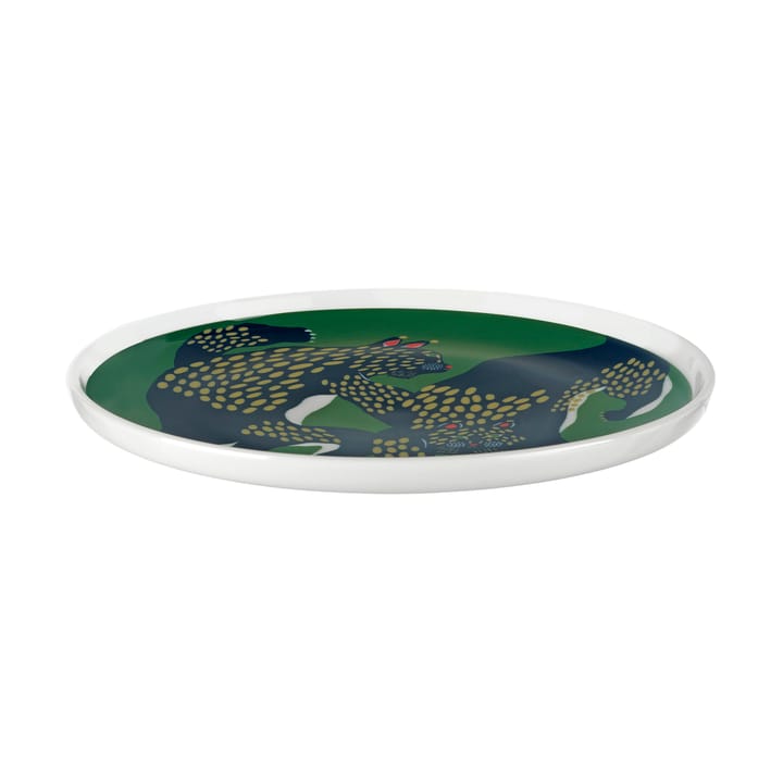 Ilves bord Ø20 cm, White-green-dark blue Marimekko