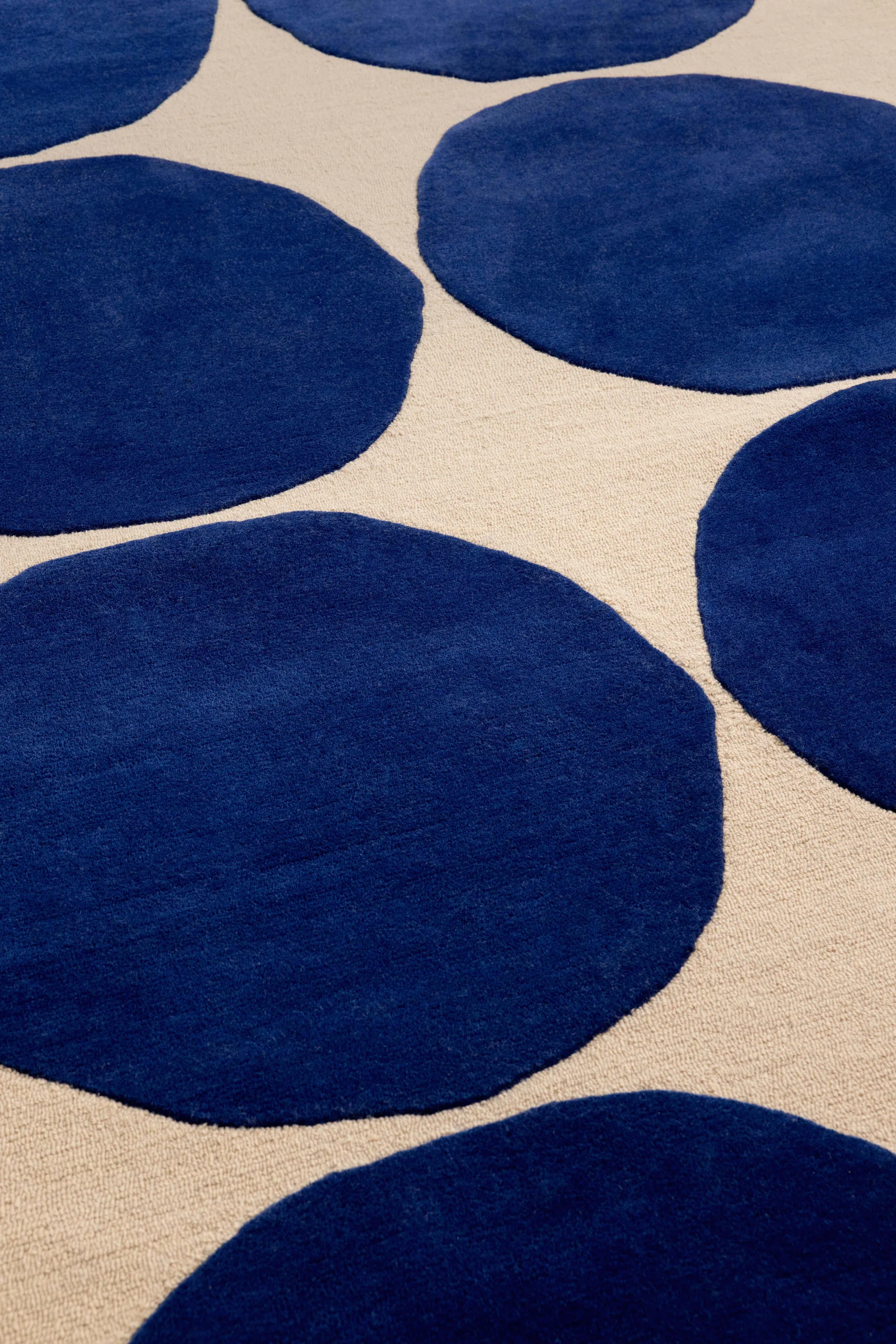 Iso Kivet wollen vloerkleed, Blue, 140x200 cm Marimekko
