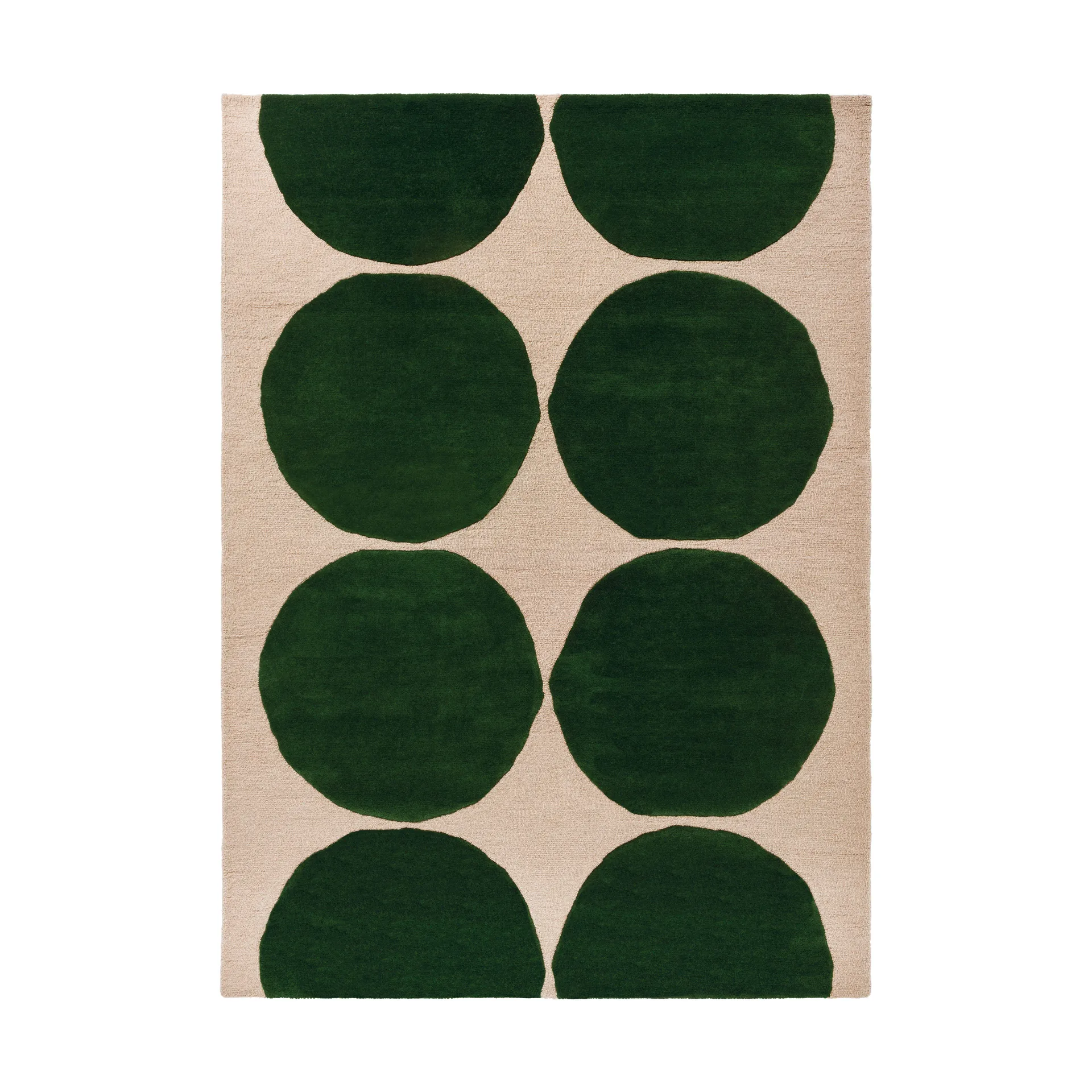 Iso Kivet wollen vloerkleed, Green, 170x240 cm Marimekko