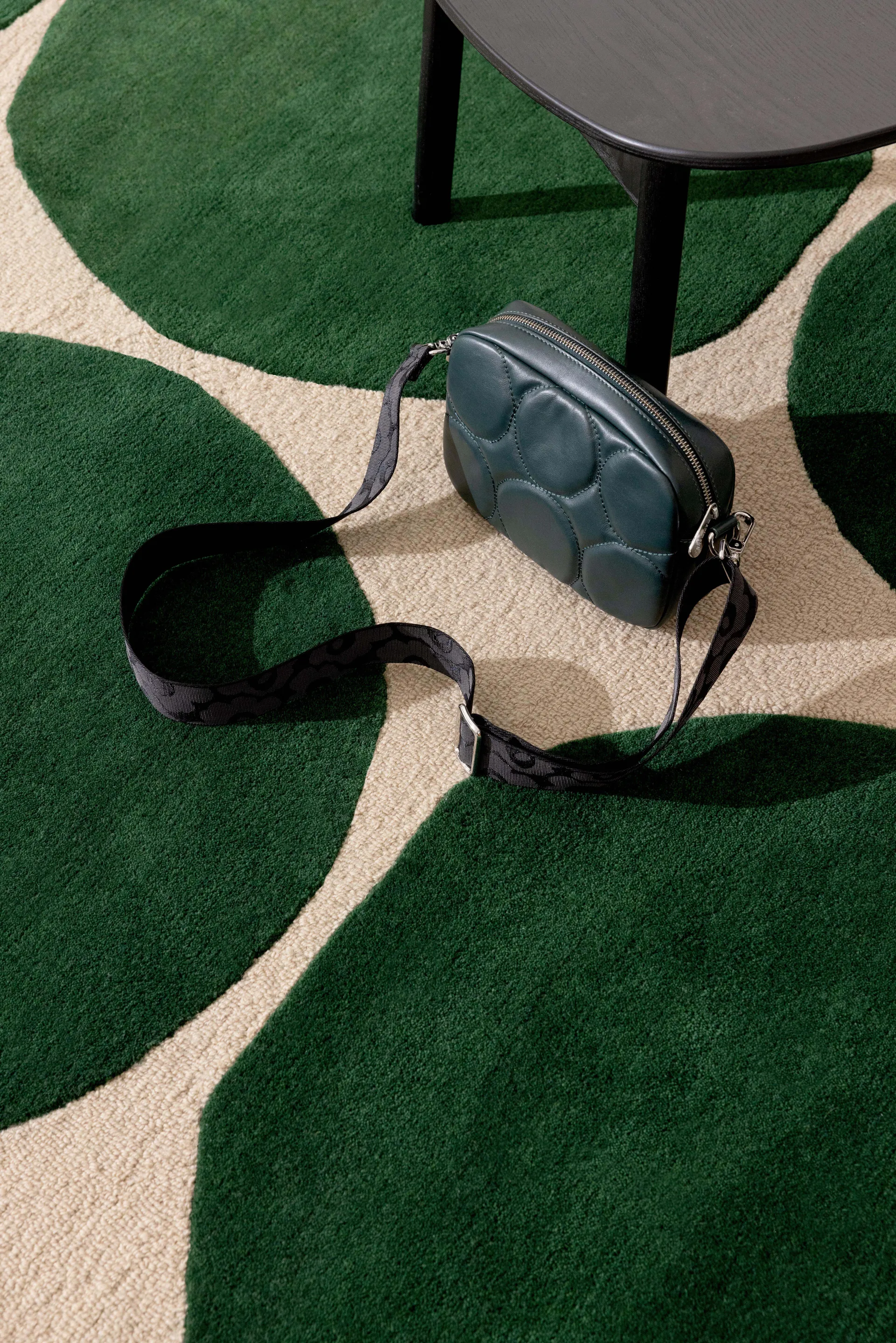 Iso Kivet wollen vloerkleed, Green, 170x240 cm Marimekko